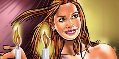 comedic colour storyboard