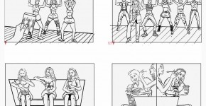 music video storyboard