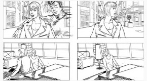 line drawing storyboard