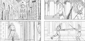 LINE DRAWING STORYBOARD
