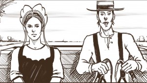 SHADED LINE DRAWING STORYBOARD