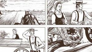 SHADED LINE DRAWING STORYBOARD