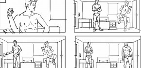LINE DRAWING STORYBOARD