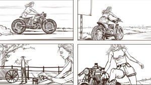 SHADED LINE DRAWING STORYBOARD